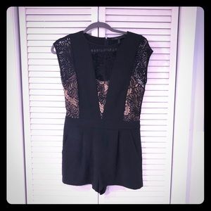 BCBG Shirt Cap sleeve jumpsuit